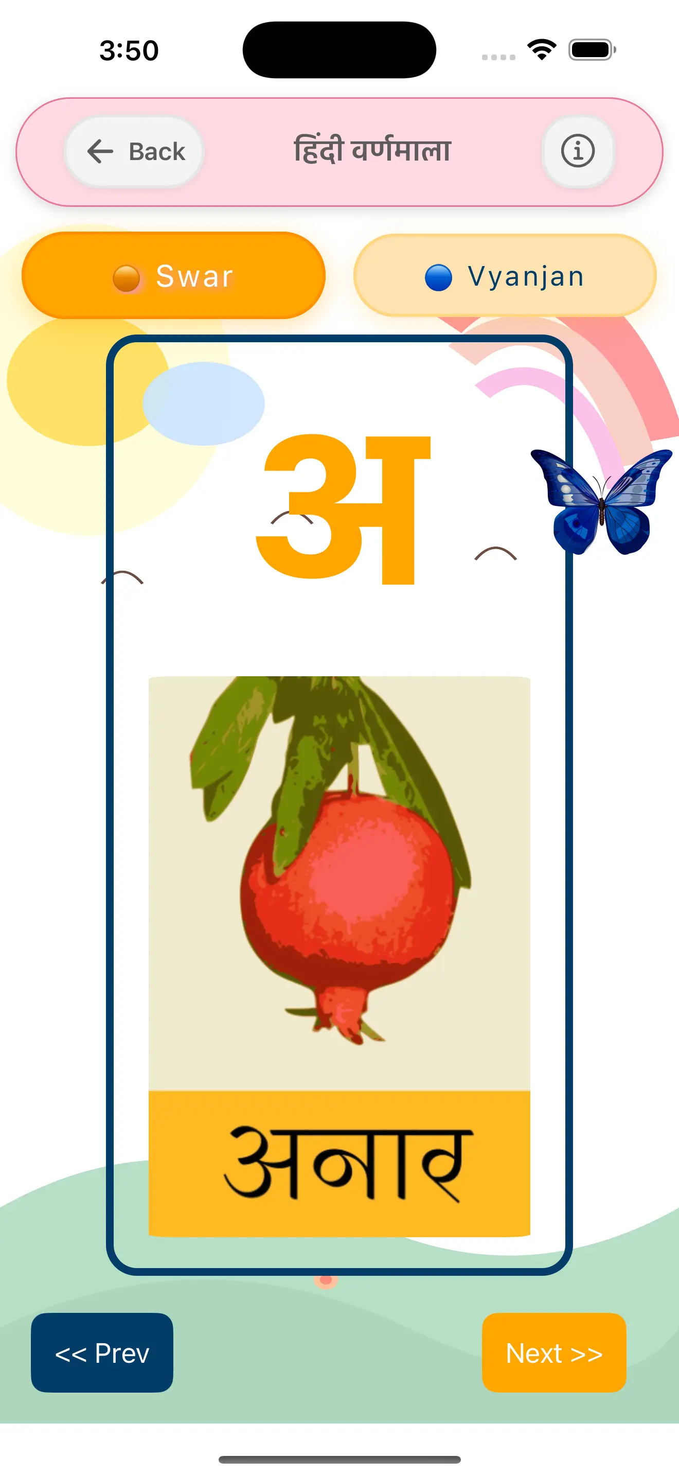 Hindi Alphabet Learning